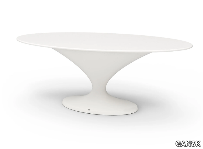 CHARM - Oval resin garden table _ GANSK