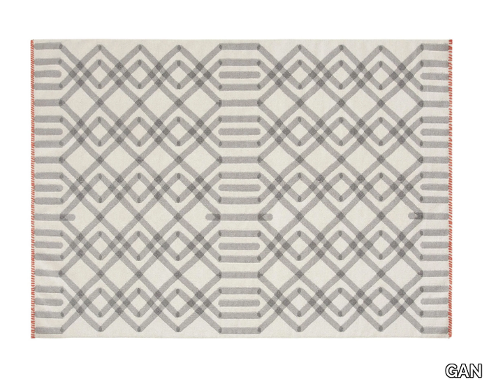 DUNA - Wool rug with geometric shapes _ GAN