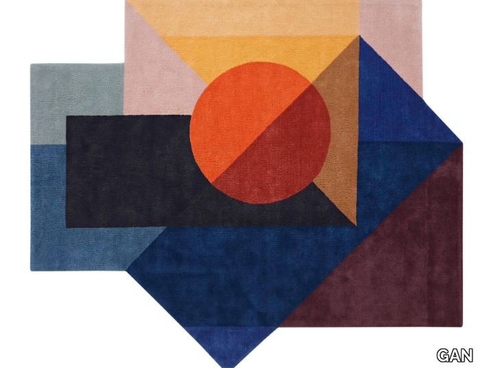 ZOE KUBB - Wool rug with geometric shapes _ GAN