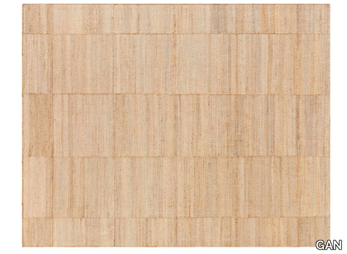 ROOTS RUG 03 - Rectangular jute rug _ GAN