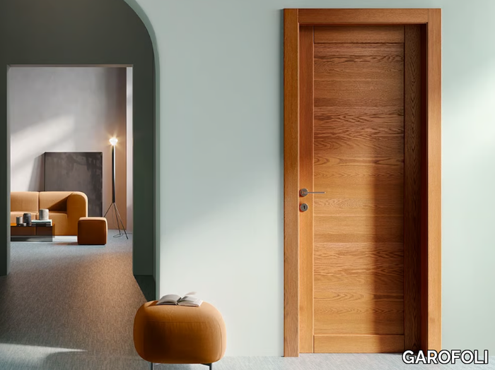 SPENIA - Hinged wooden door with concealed hinges _ GAROFOLI