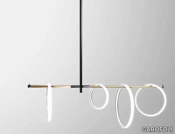 CERCHI DI LUCE - Pendant lamp _ GAROFOLI