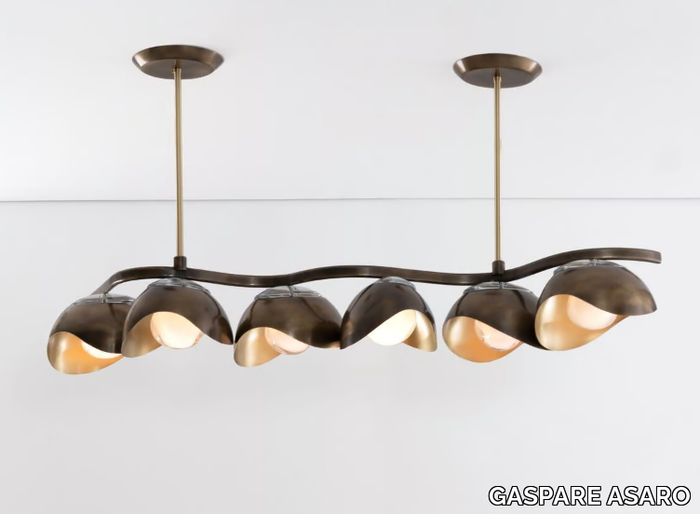 SERPENTE - Metal ceiling lamp _ GASPARE ASARO