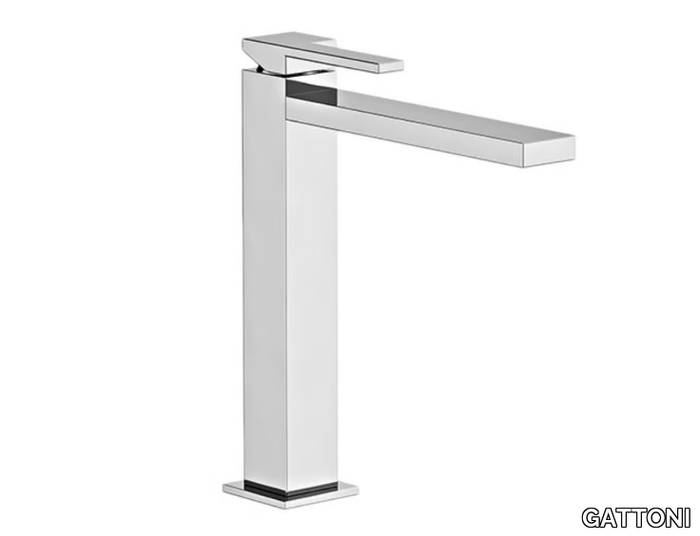 COLOR CUBE 8546-85 - Countertop washbasin mixer with automatic pop-up waste _ GATTONI