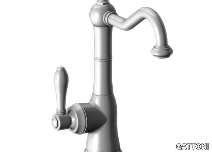 ORTA 2741/27 - Countertop washbasin mixer with automatic pop-up waste _ GATTONI