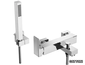 KUBIK 2500/25 - External bathtub mixer with hand shower _ GATTONI