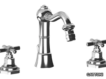 TRD TR145/18 - Countertop bidet mixer with individual rosettes _ GATTONI