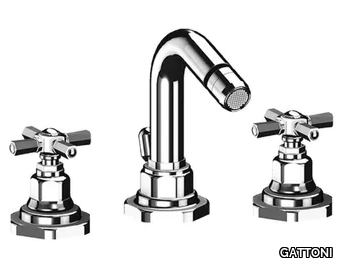 TRD TR147/18 - Countertop bidet mixer with individual rosettes _ GATTONI