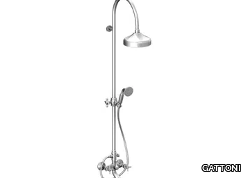 TRD TR508/18 - Wall-mounted shower panel with hand shower _ GATTONI