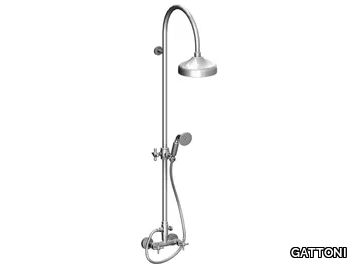 TRD TR078/18 - Wall-mounted shower panel with hand shower _ GATTONI