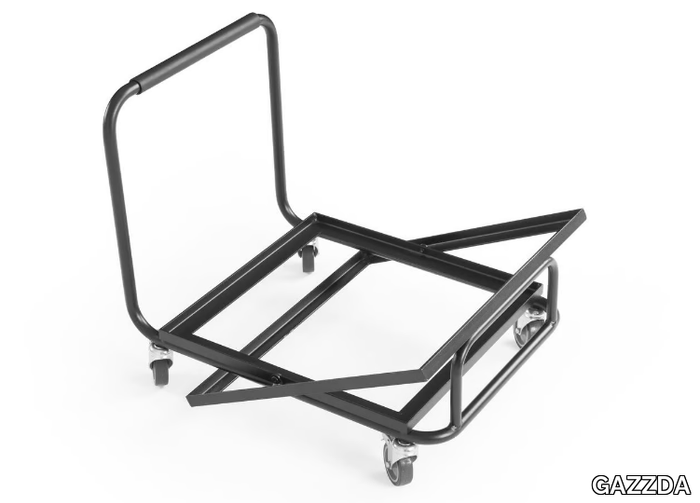 BOOK - Powder coated steel chair trolley _ GAZZDA