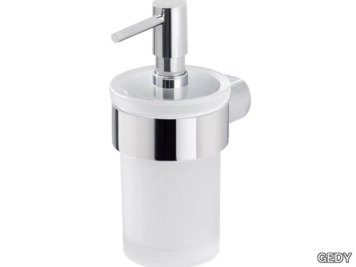 PIRENEI - Wall-mounted glass Bathroom soap dispenser _ GEDY