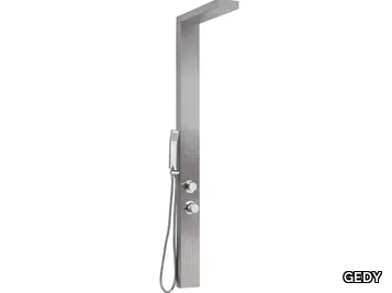 CASCADE PLUS 00 - Wall-mounted multifunction thermostatic shower panel _ GEDY