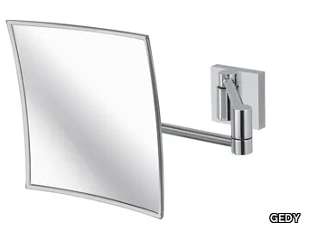 A601 - Wall-mounted square shaving mirror _ GEDY