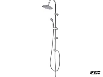 EASY 00 - Wall-mounted shower panel with hand shower _ GEDY