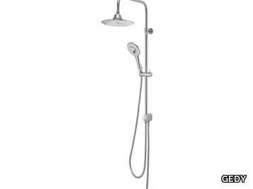 MUSIC 00 - Wall-mounted shower panel with hand shower _ GEDY