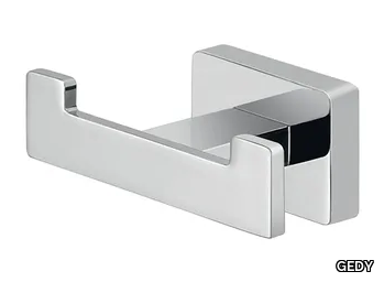 ATENA - Double stainless steel robe hook _ GEDY