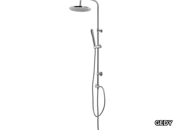 STAR 00 - Wall-mounted shower panel with hand shower _ GEDY