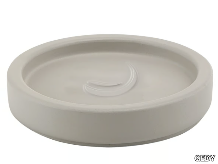 GIUNONE - Countertop cement soap dish _ GEDY