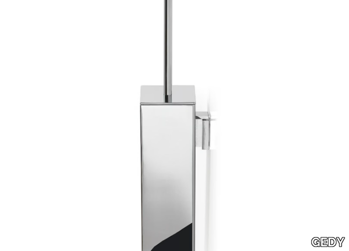 BRIDGE - Wall-mounted metal toilet brush _ GEDY