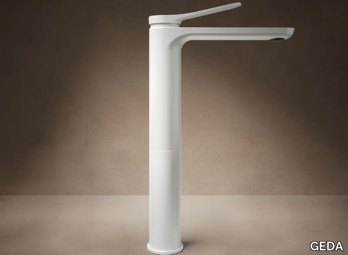 TELL - High single handle countertop washbasin mixer _ GEDA