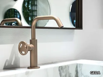 TIBÒ - Countertop single handle washbasin mixer without waste _ GEDA