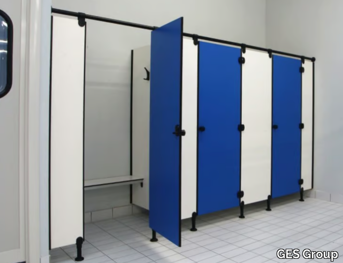 MODULAR WALL AG/S - HPL toilet partition _ GES Group