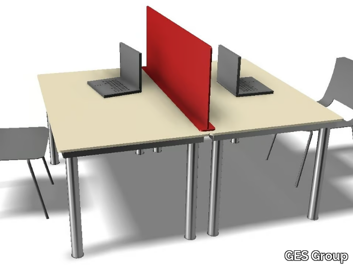 Antibacterial HPL partition - HPL desktop partition _ GES Group