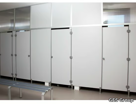 MODULAR WALL SERIE GD/S - HPL toilet partition _ GES Group