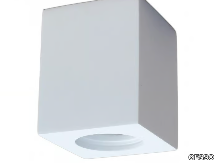 QUICK - Square ceiling plaster spotlight _ GESSO