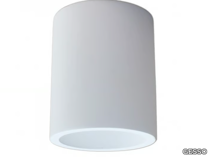 TUBE - Plaster ceiling light _ GESSO
