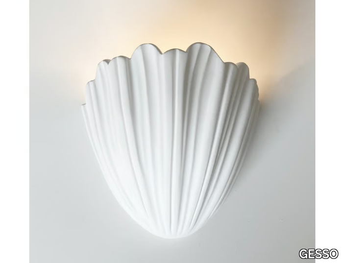 COQUILLAGE 36A - Plaster wall light _ GESSO