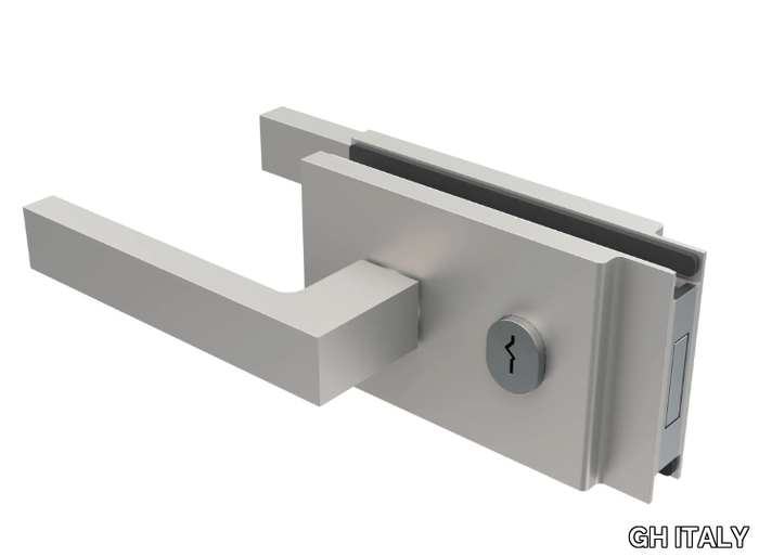 MGL01 - Aluminium glass door lock _ GH ITALY