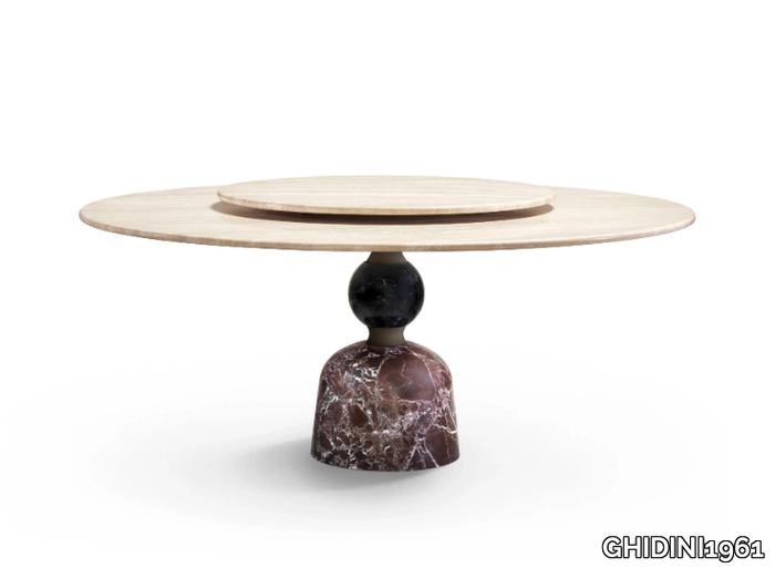 ARTU' - Round table with Lazy Susan _ GHIDINI1961