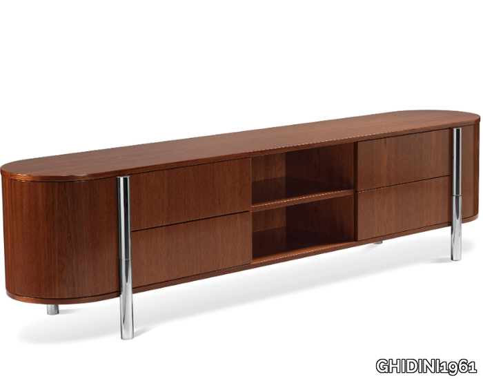 TARANTINO DJANGO - Oak TV cabinet with cable management _ GHIDINI1961