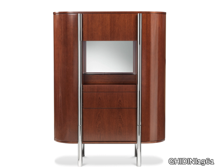 TARANTINO MANHATTAN - Oak bar cabinet with integrated lighting _ GHIDINI1961