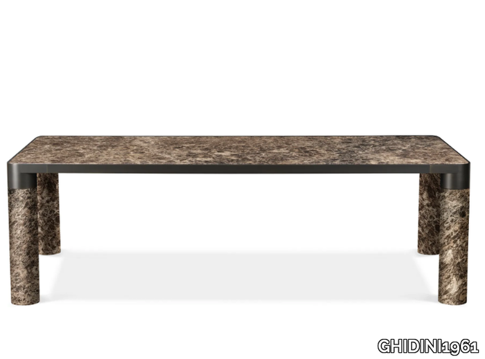 BOLD - Rectangular marble dining table _ GHIDINI1961