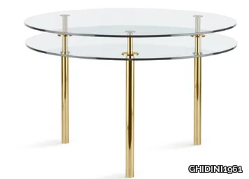 LEGS - Round crystal table _ GHIDINI1961