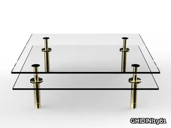 LEGS - Square crystal coffee table _ GHIDINI1961