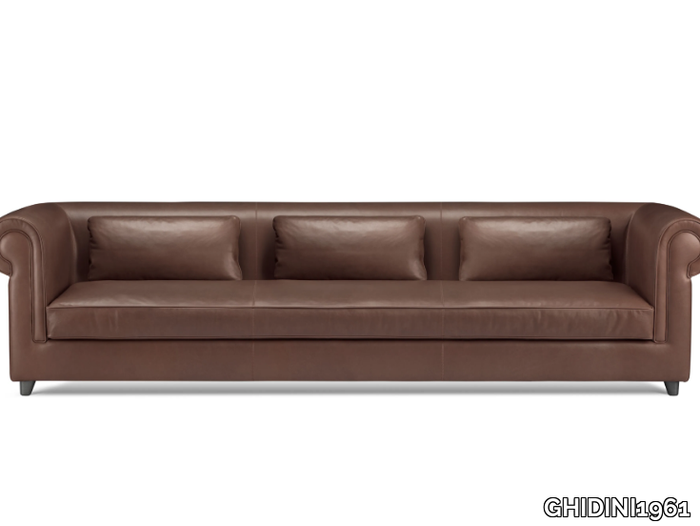 PORTOFINO - Chesterfield style 4 seater leather sofa _ GHIDINI1961