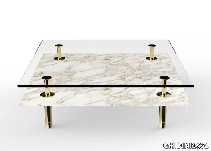 LEGS - Square marble coffee table _ GHIDINI1961