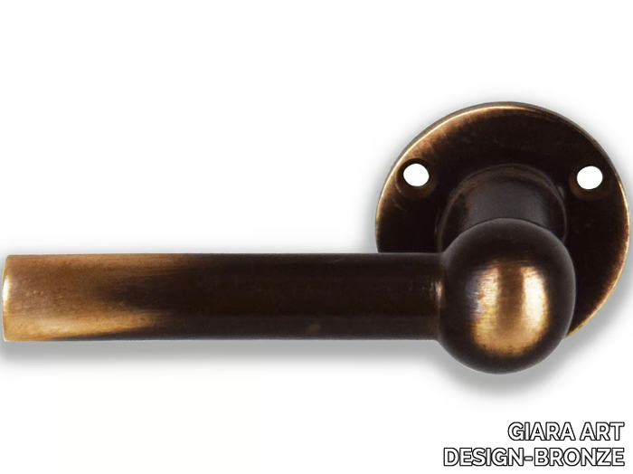 CHEMIN DE FER - Classic style door handle _ GIARA ART DESIGN-BRONZE