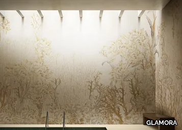 AQUARIUM - GlamFusion™ wallpaper with floral pattern _ GLAMORA