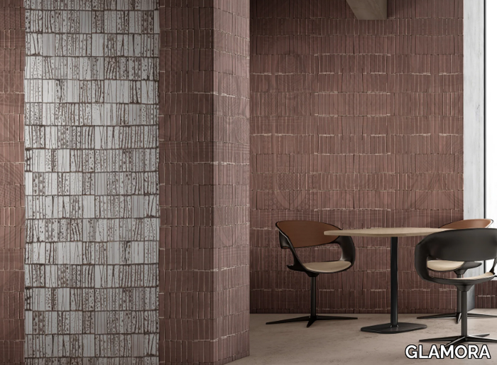 OPUS - Brick effect wallpaper _ GLAMORA