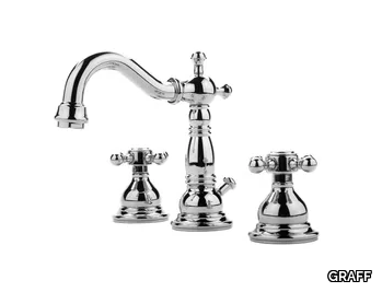 ADLEY - 3 hole countertop washbasin tap _ GRAFF