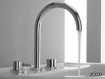 M.E. 25 - 3 hole washbasin tap _ GRAFF