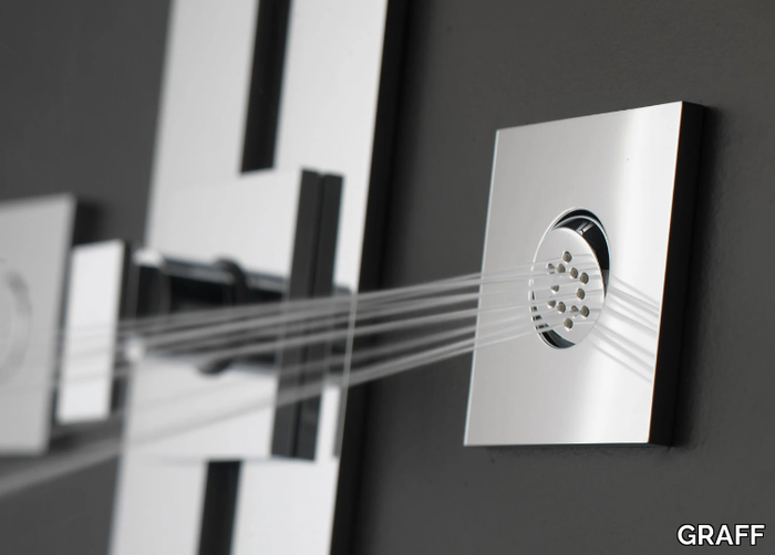 SOLAR - Built-in adjustable side shower _ GRAFF