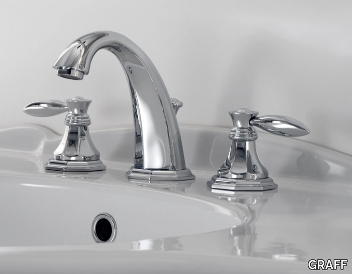 TOPAZ - 3 hole countertop washbasin tap _ GRAFF