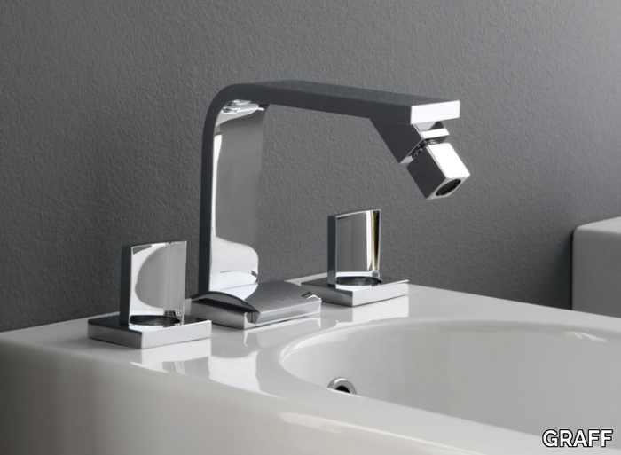 TARGA - 3 hole countertop bidet tap _ GRAFF