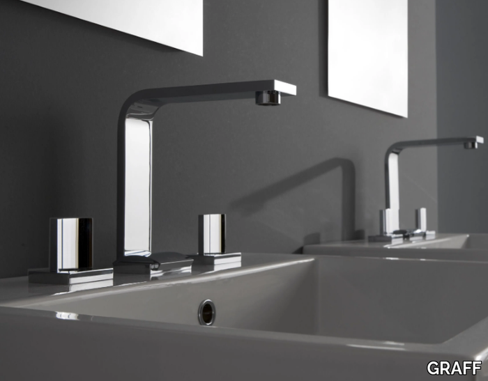 TARGA - 3 hole countertop washbasin tap _ GRAFF